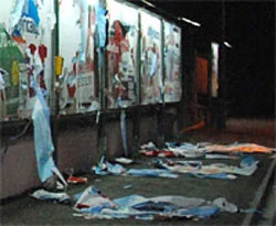 Eskişehir'de afiş gerginliği