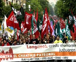 İspanyollar tüm ülkede genel greve gidiyor