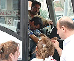 Kahraman şoför faciayı önledi