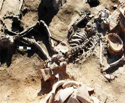 M.Ö. 2 bin yıllarından insan kalıntıları