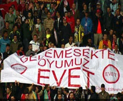 Maç bitti, hafızalarda pankart kaldı
