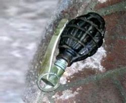 Sulama göletinde 3 el bombası bulundu