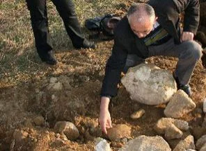 İnşaat kazısında insan kemikleri bulundu