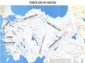 İşte Türkiye'nin fay hattı