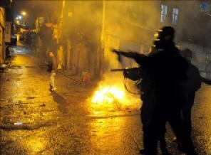 Okmeydanı'nda izinsiz gösteri