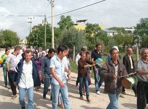 Osmaniye'de tarım işçilerinden eylem