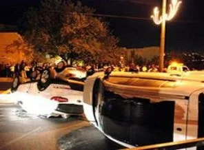 Şanlıurfa'da lüks jipler yola dağıldı