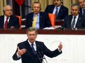 Wulff'un konuşması Alman basınında
