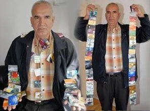 20 bankadan 60 tane kredi kartı almış