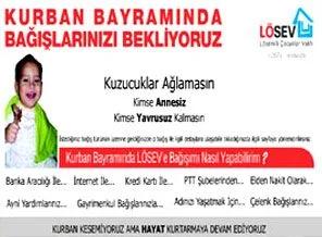 LÖSEV'in kurban kampanyasına tepki!