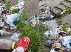 Tatilcilerden geriye çöpler kaldı