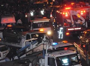 TEM'de zincirleme kaza