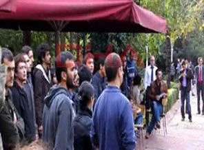 Yıldız Teknik'te öğrenci eylemi
