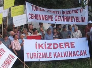 Antalya'lılardan HES protestosu
