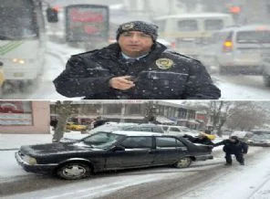 Edirne'de kar, trafiği perişan etti