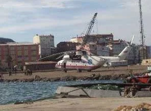 Rus helikopter, Giresun'a zorunlu iniş yaptı