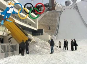 Taşıma karla olimpiyat!