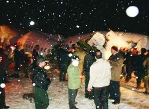 Düşen uçaktaki Türk'e ulaşılamadı