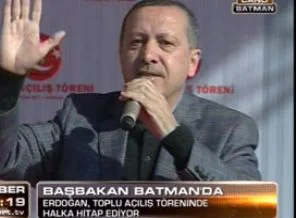 Erdoğan'dan BDP'ye Batman'da salvolar
