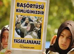 Hitit Üniversitesi'nde başörtü zulmüne protesto