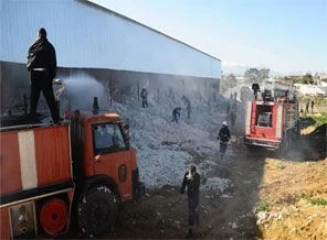 İddiaya girdiler,depoyu yaktılar