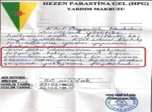 İşte PKK haracının belgesi
