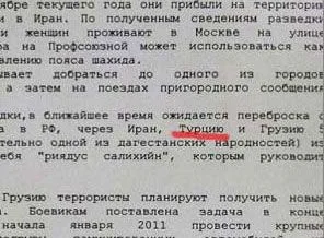 Rus istihbaratı Türkiye'yi uyarmış