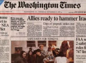 Washington Times'ın 'ucube' değerlendirmesi