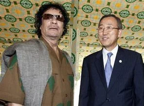Ban Ki-mun, Kaddafi ile telefonla görüştü