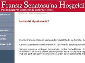 Fransız Senatosu Türkçe yayında