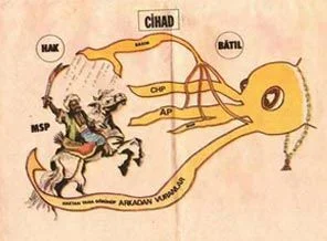 Hocanın seçim afişlerinden örnekler