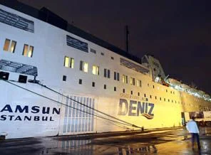 ''SAMSUN'' adlı gemi Libya'ya hareket etti