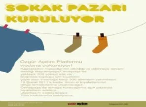 Sokak Pazarı Kuruluyor