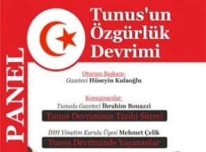 Tunus özgürlük devrimi paneli