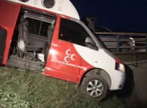 Bahçeli'nin konvoyunda ikinci kaza