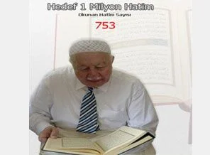 Erbakan için 1 milyon hatim