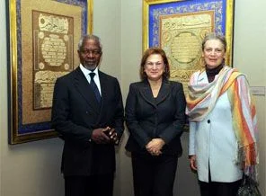 Kofi Annan Sabancı Müzesini gezdi