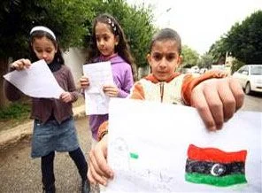 Libyalı çocuklardan Gül'e mektup var