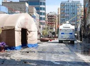 Mardin'de 'demokratik çözüm çadırı' gerginliği