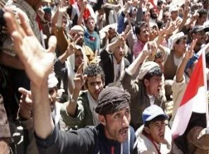 Yemen'de tarihi mahşeri kalabalık