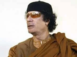 Zaviye halkından, Kaddafi'ye destek