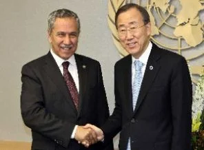 Arınç, Ban Ki-Mun'la görüştü
