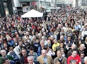 Avusturya'daki göçmenler ayaklandı