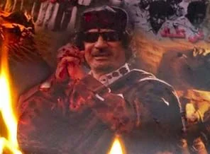 Kaddafi'nin karargahı bombalandı