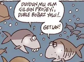 Karikatüristler 'çılgın projeyi' nasıl çizdi?