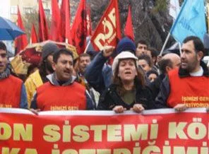 Mersin'de Libya işgaline karşı yürüyüş