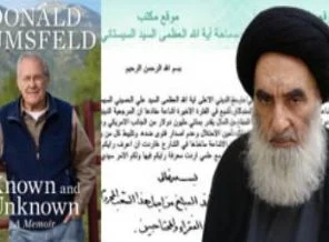 Sistani, Rumsfeld'den rüşvet aldığını itiraf etti