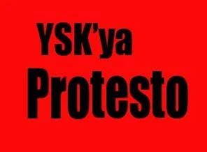 YSK'ya Taksim'de protesto