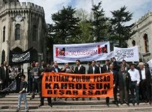 Suriye Beyazıt'ta protesto edildi