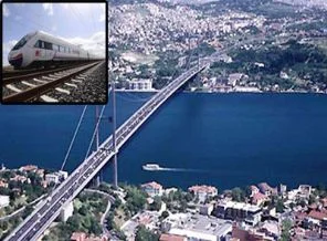 Üçüncü köprüden yüksek hızlı tren geçecek